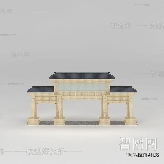 Simple European Style Facade Element