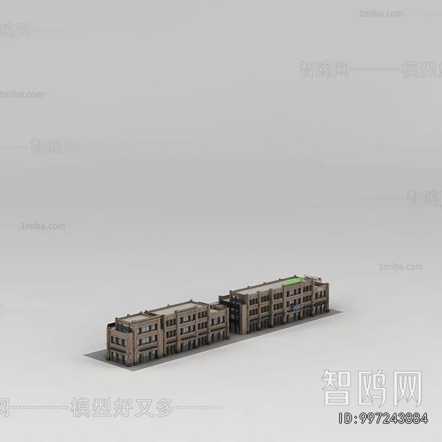 Simple European Style Appearance Of Commercial Building