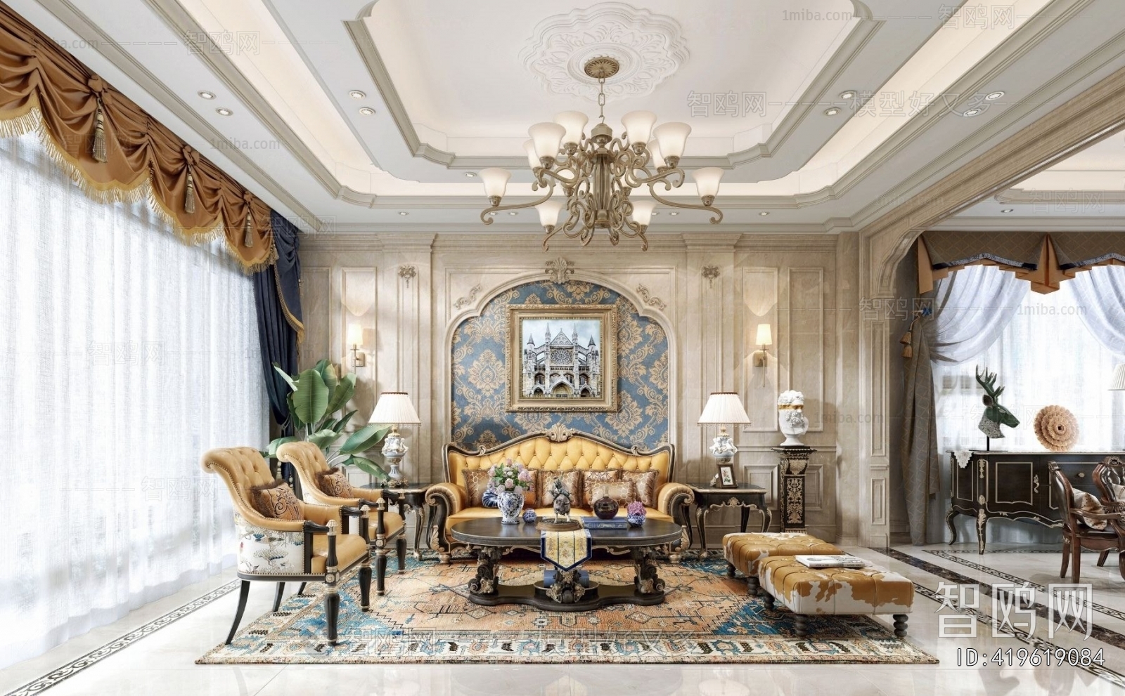 European Style A Living Room