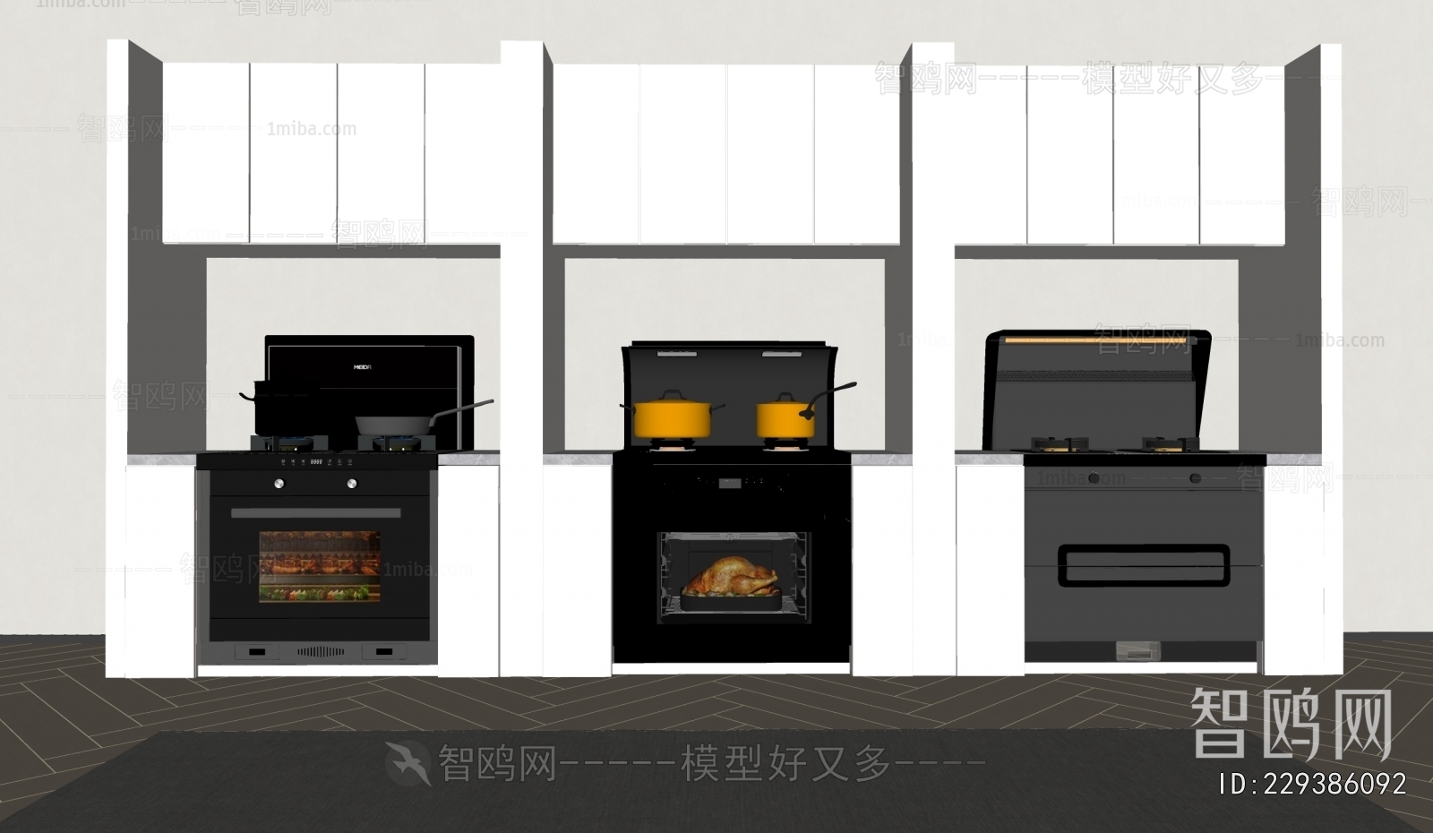 Modern Kitchen Electric Gas Range