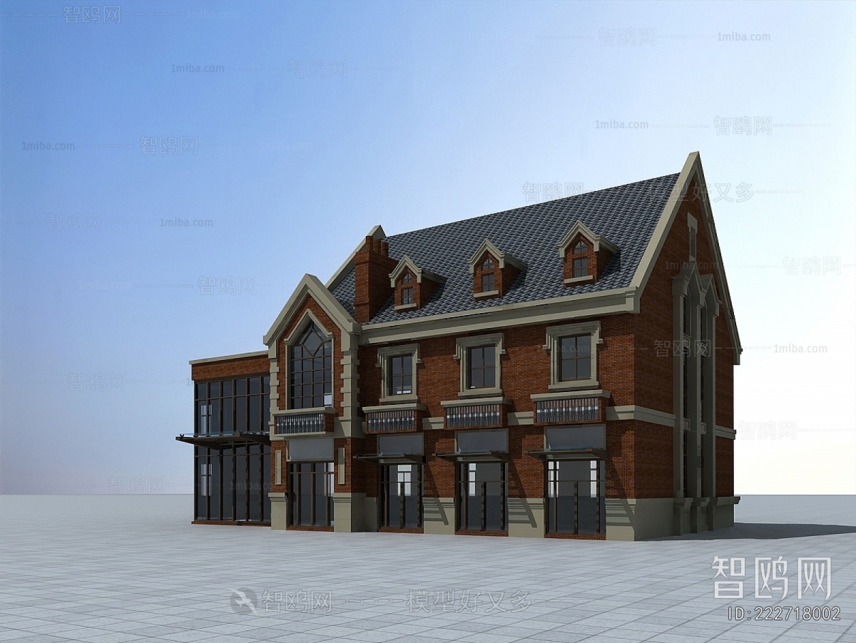 European Style Appearance Of Commercial Building