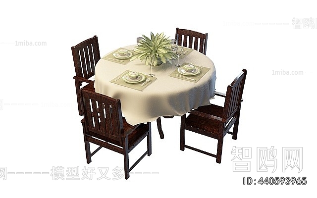 American Style Dining Table And Chairs
