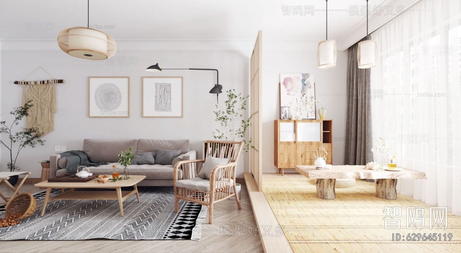 Nordic Style A Living Room