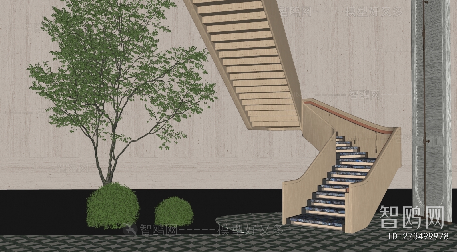 Modern Rotating Staircase