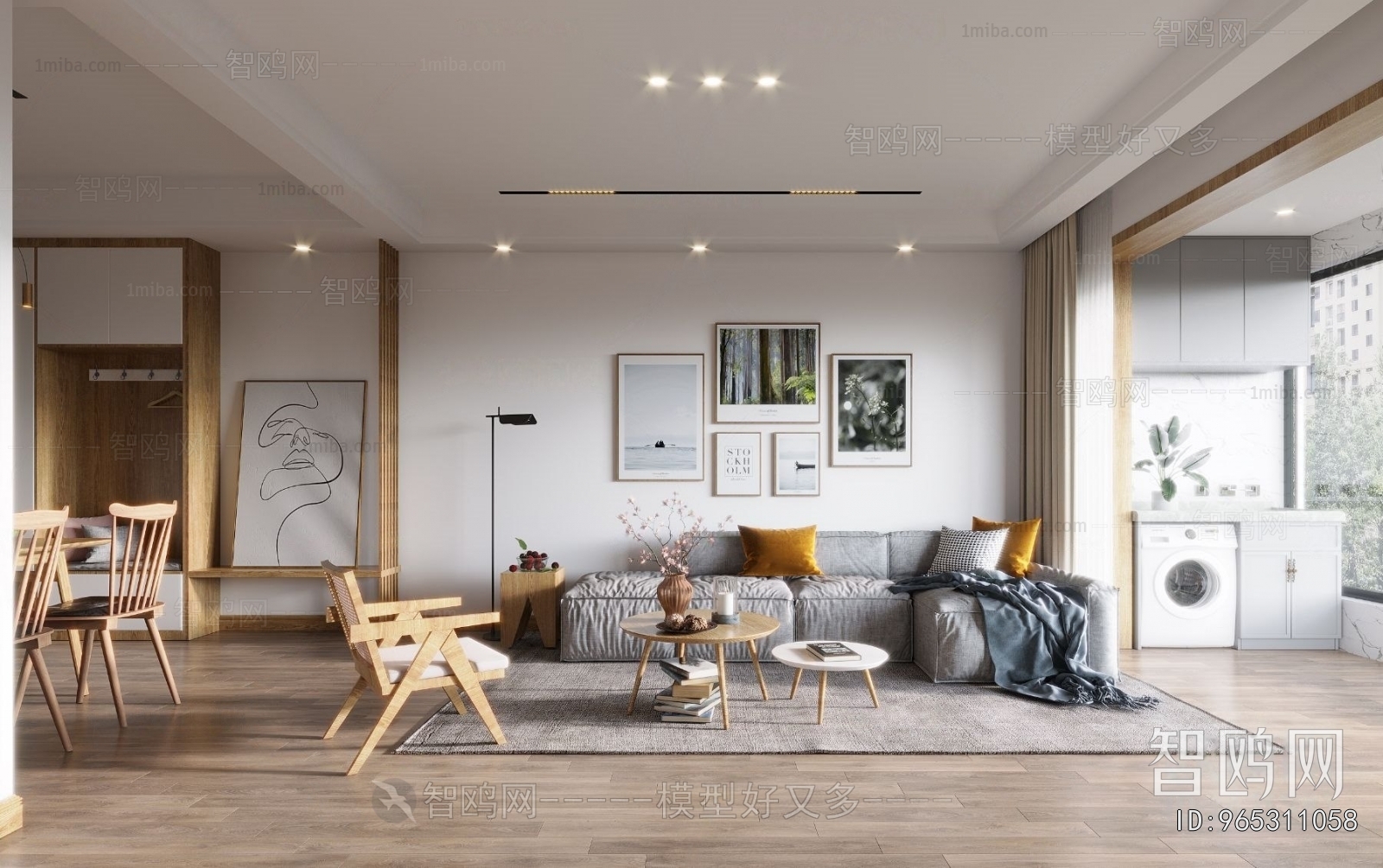 Nordic Style A Living Room