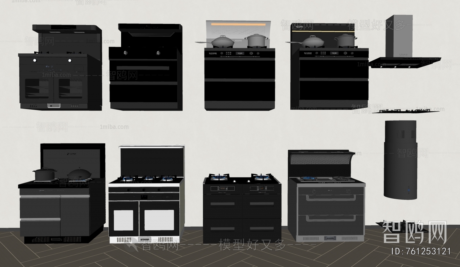 Modern Kitchen Electric Gas Range