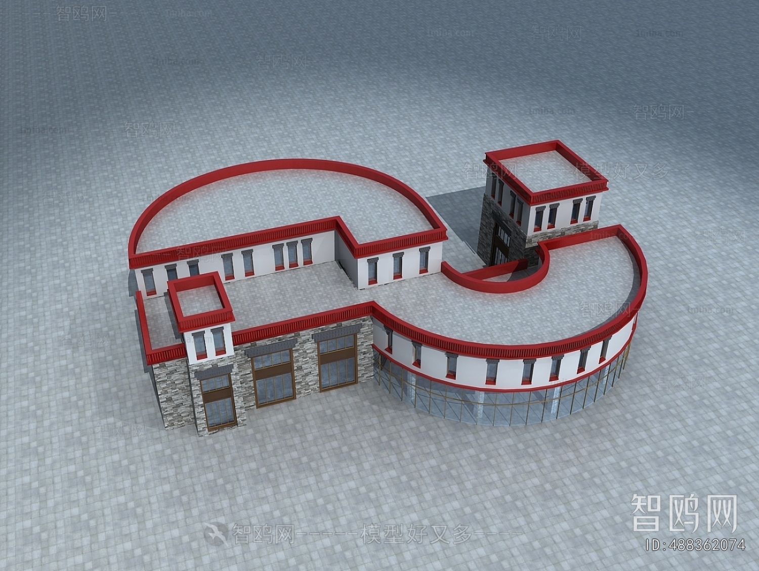 Modern Appearance Of Commercial Building