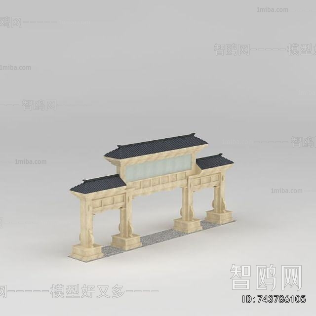 Simple European Style Facade Element