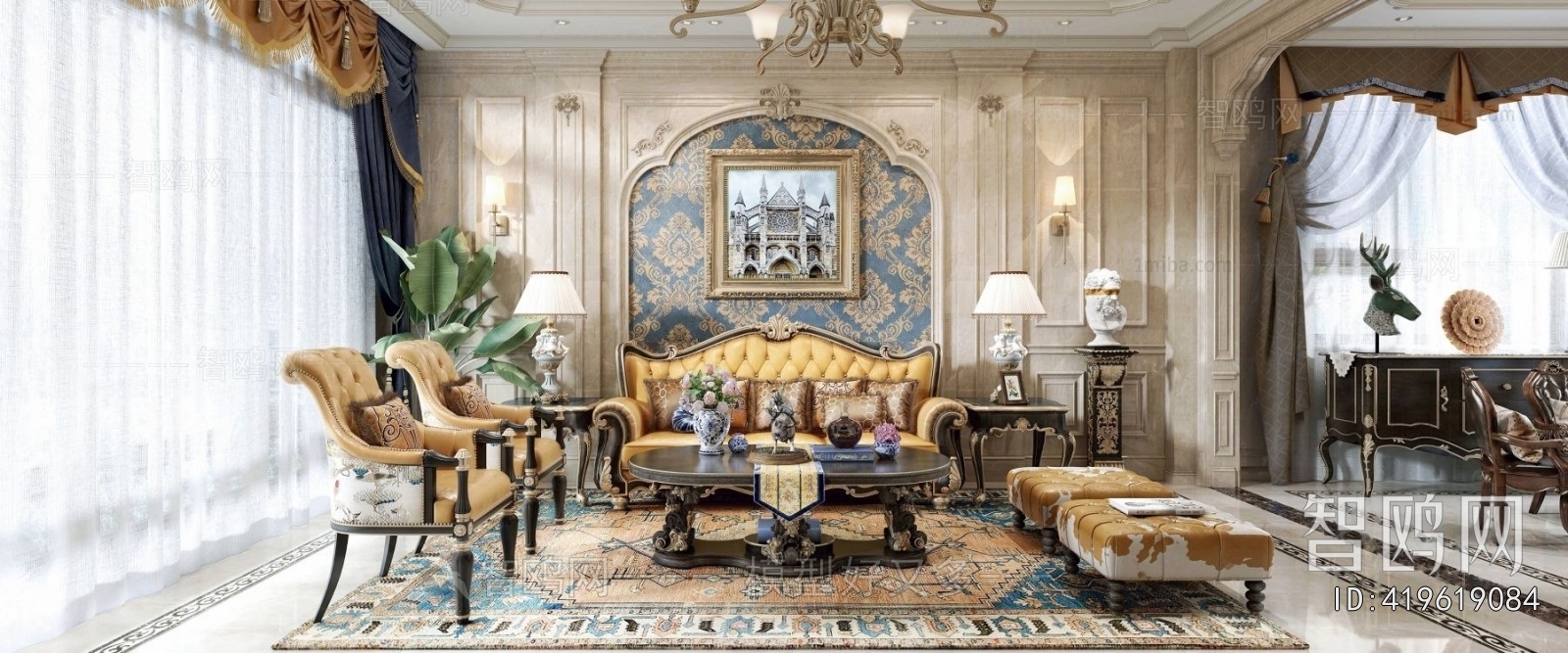 European Style A Living Room