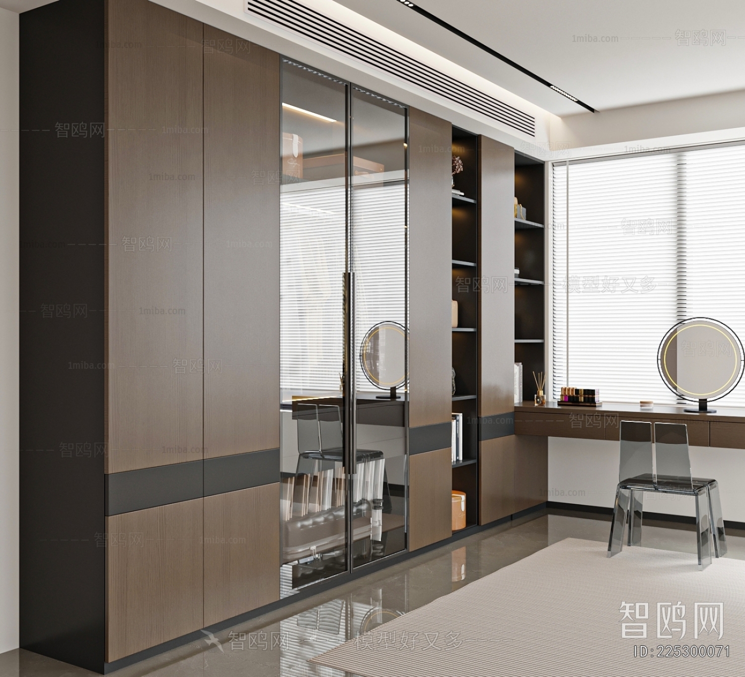 Modern Clothes Storage Area