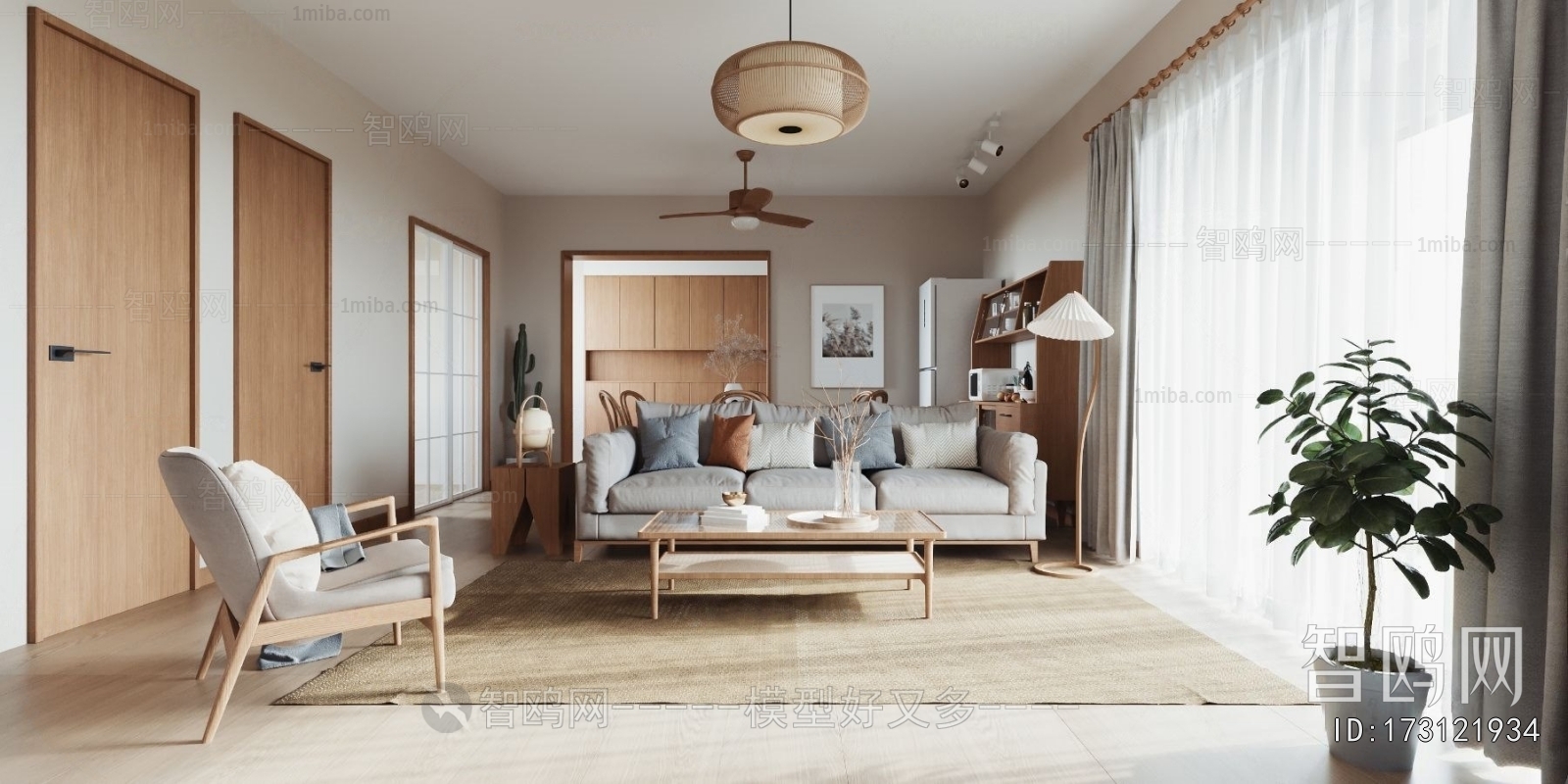 Nordic Style A Living Room