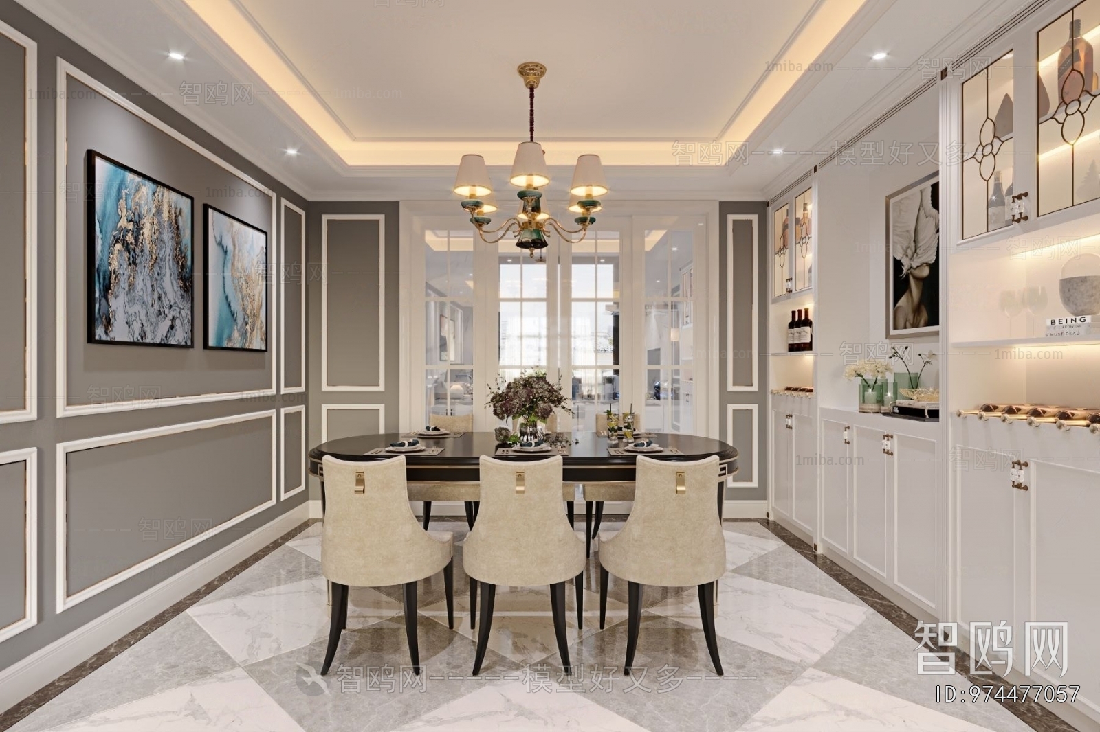 American Style A Living Room