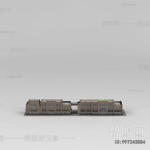 Simple European Style Appearance Of Commercial Building