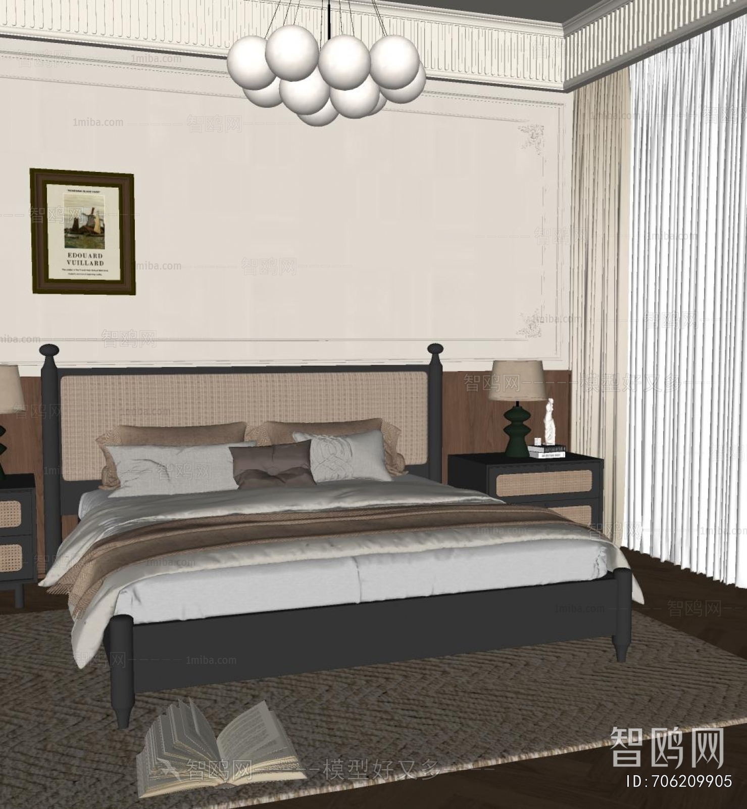 French Style Double Bed