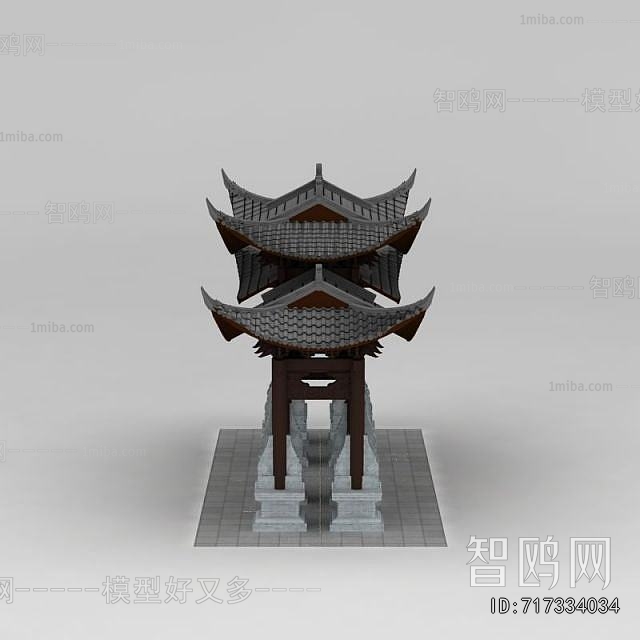Chinese Style Ancient Architectural Buildings