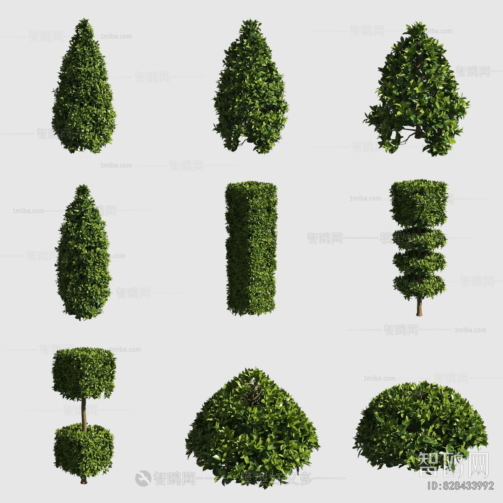 Modern Shrubbery