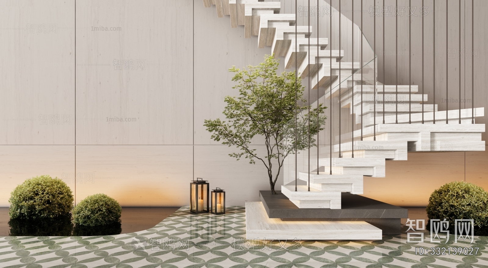 Modern Rotating Staircase