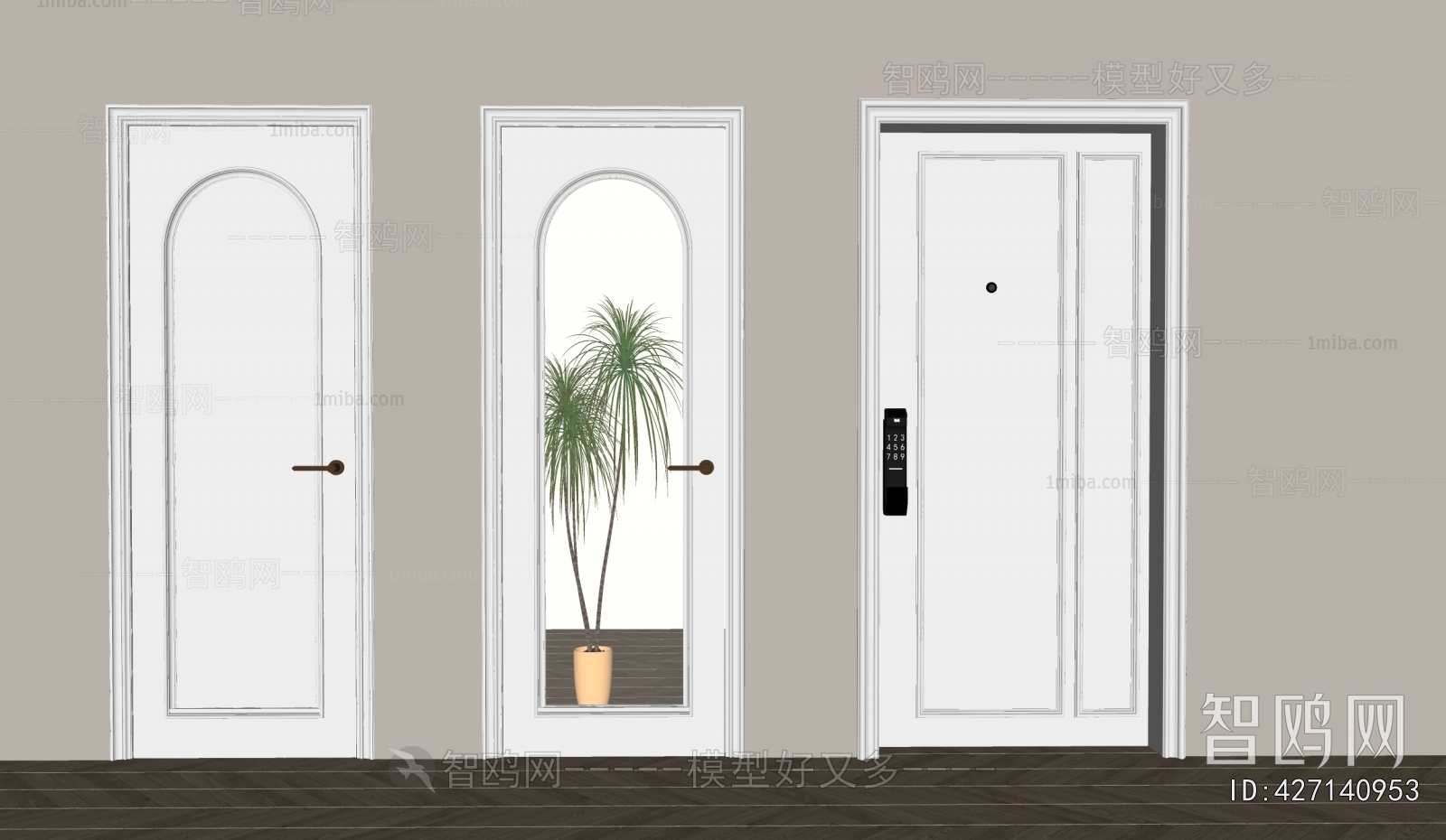 French Style Single Door