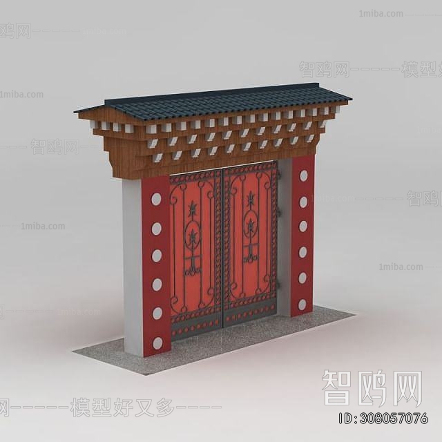 New Chinese Style Gate