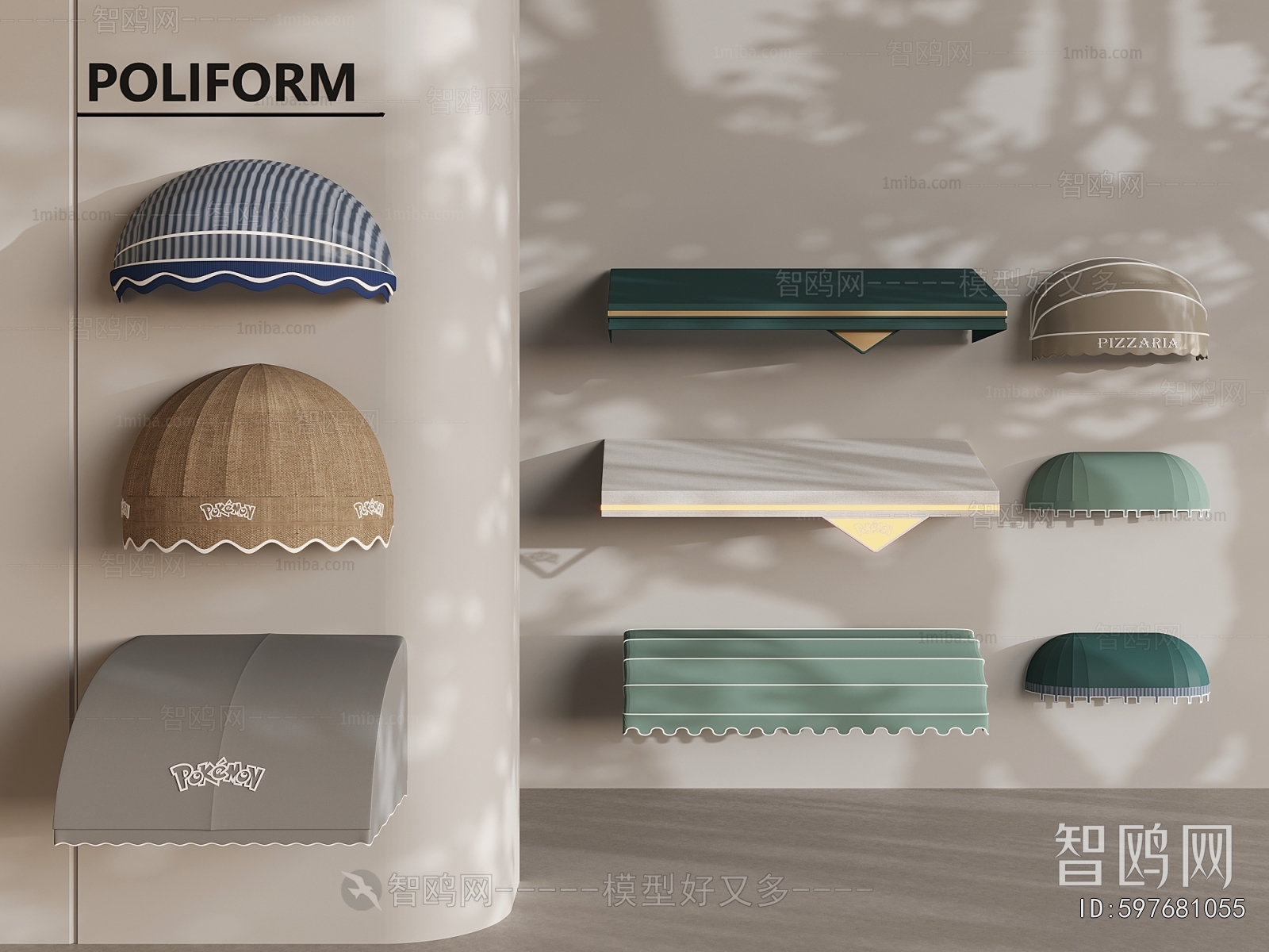 Modern Guide Board/bulletin Board