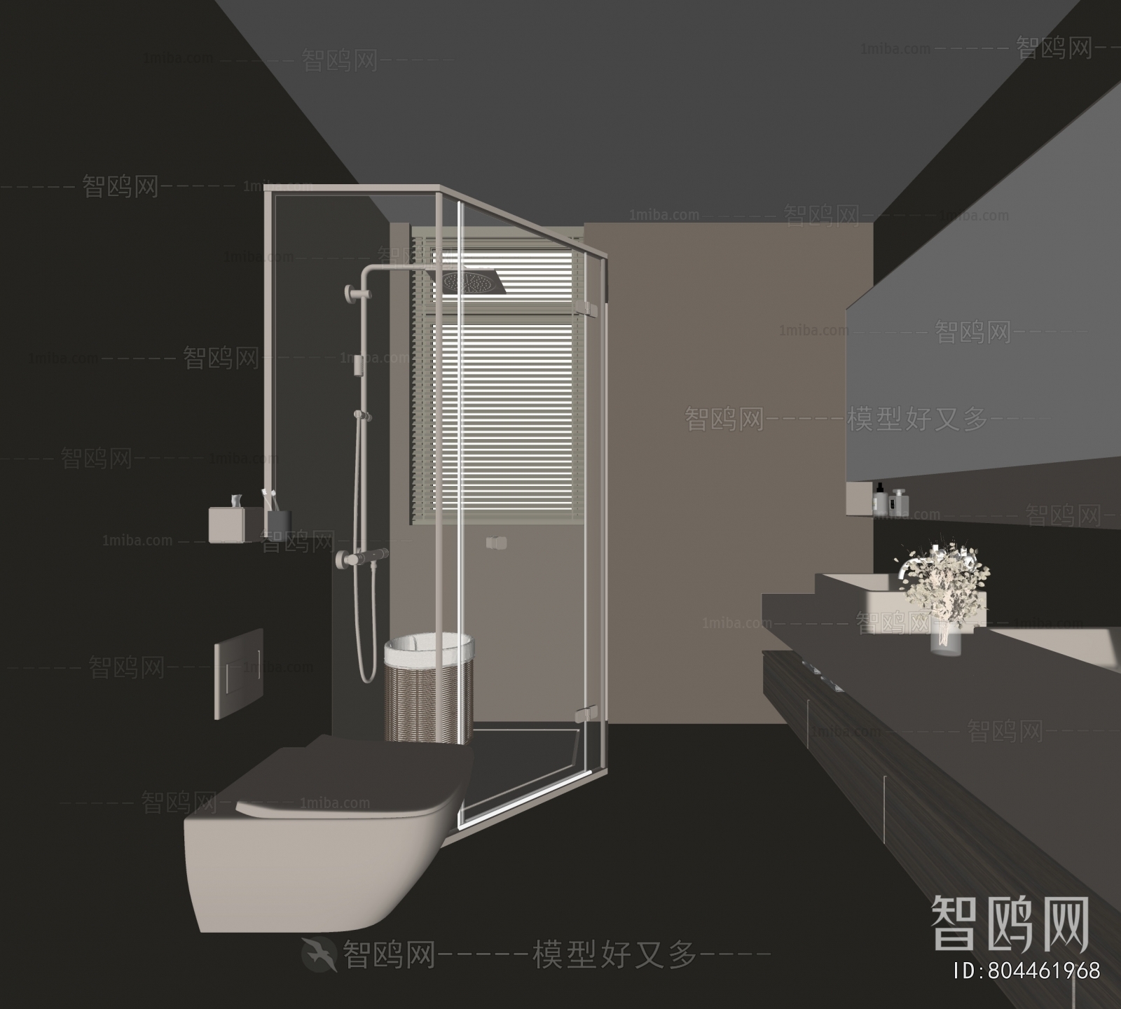 现代卫生间浴室