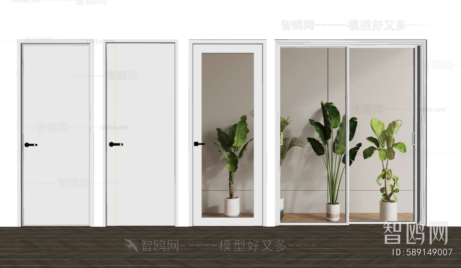 Modern Single Door