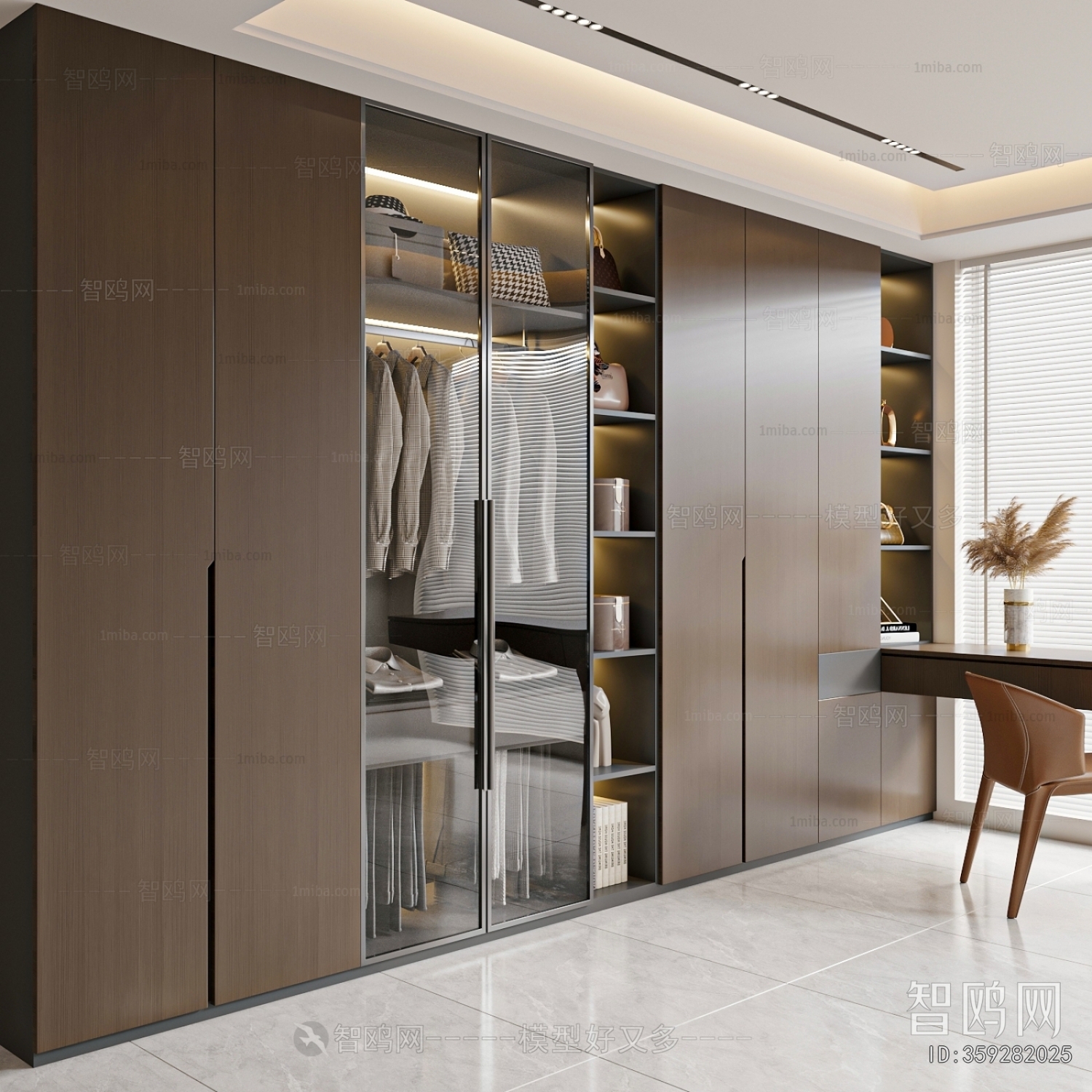 Modern Clothes Storage Area
