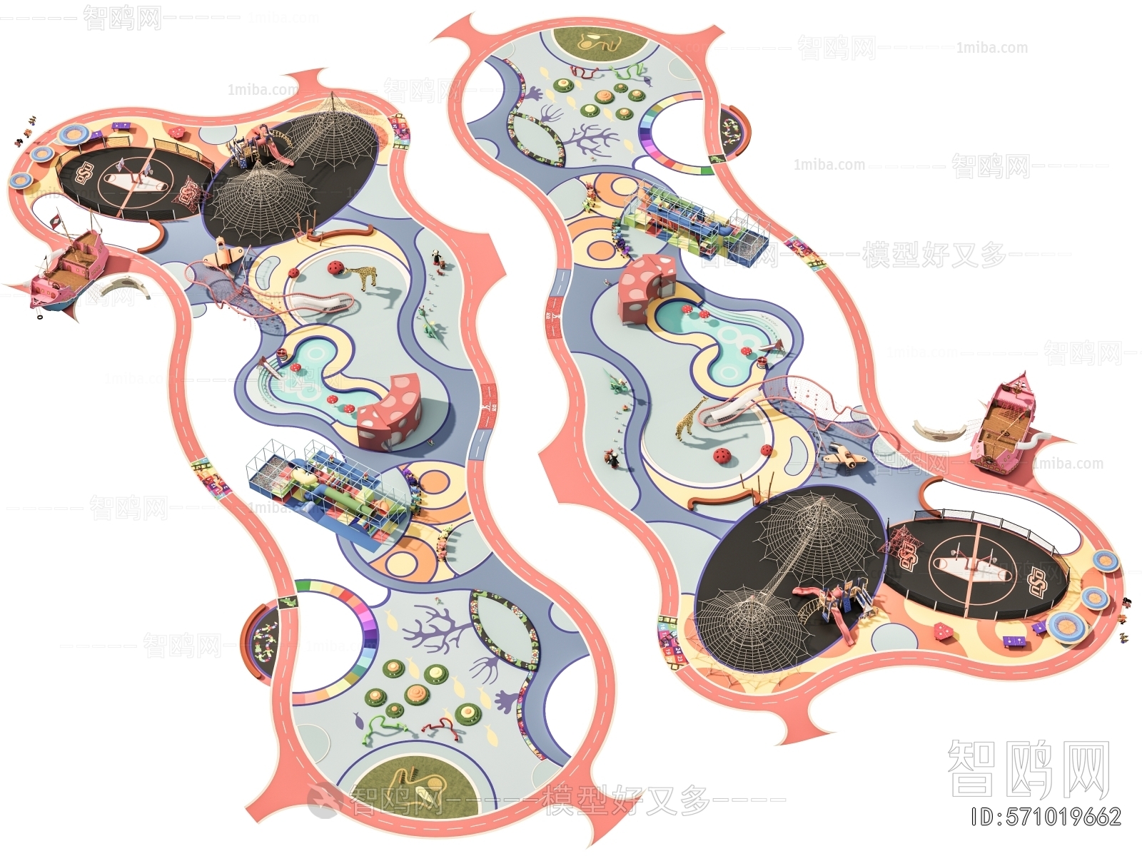 Modern Park Landscape