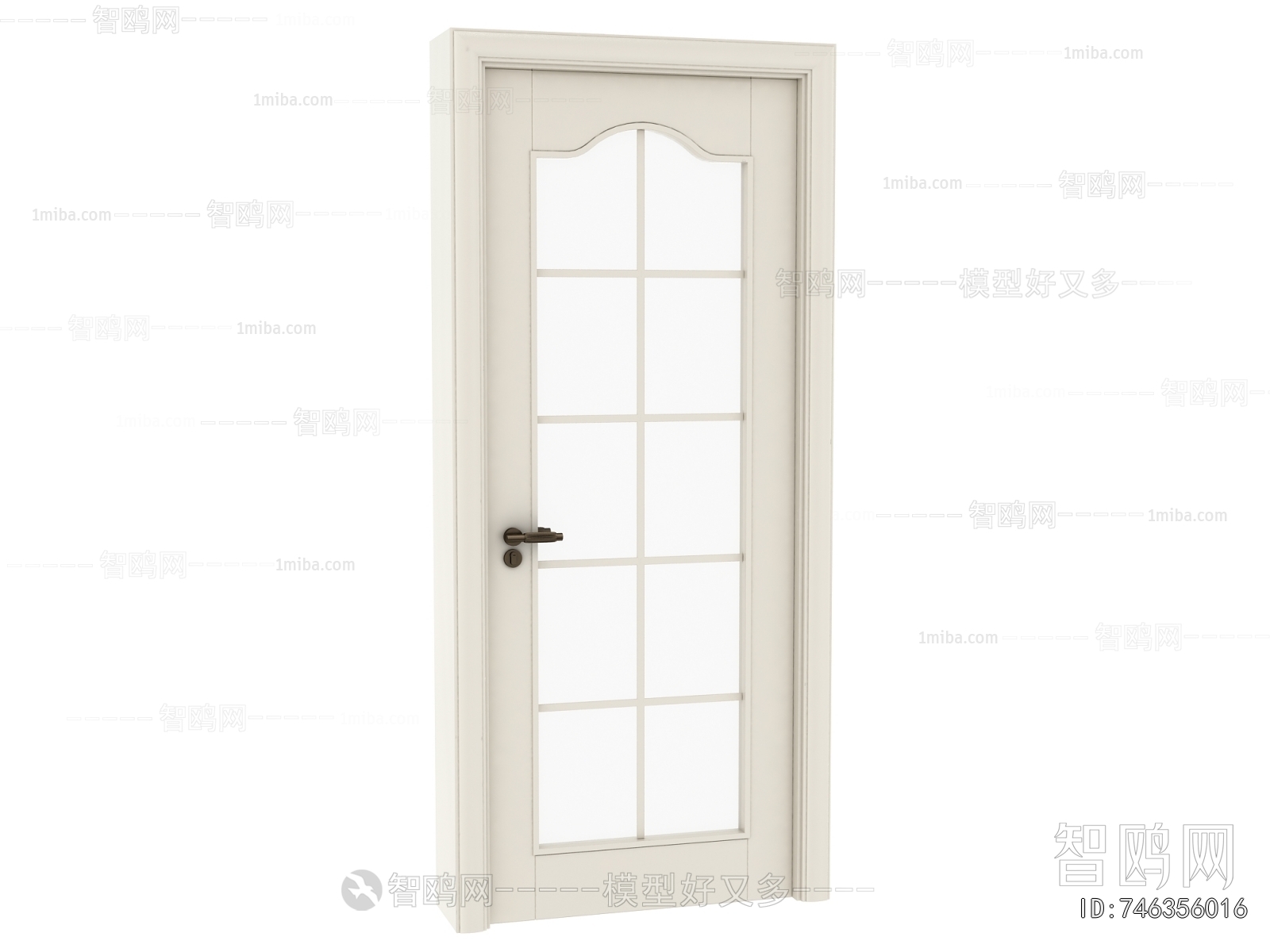 Simple European Style Single Door