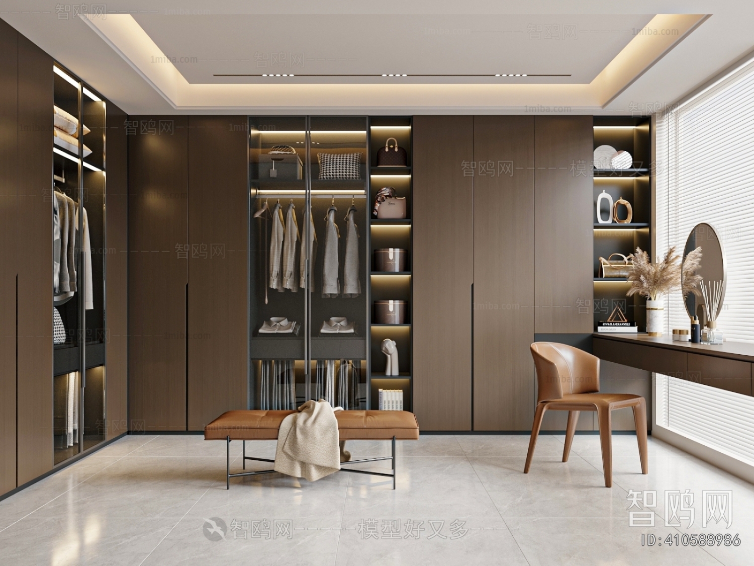 Modern Clothes Storage Area