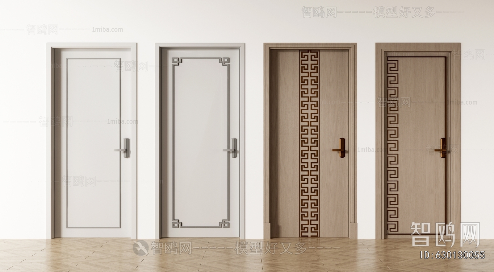 New Chinese Style Single Door