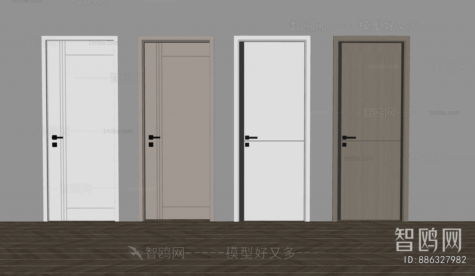 Modern Single Door