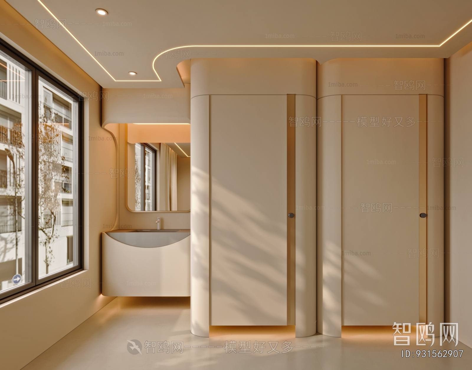 Modern Public Toilet