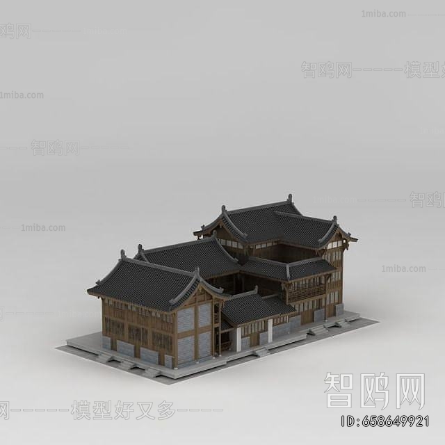Chinese Style Ancient Architectural Buildings