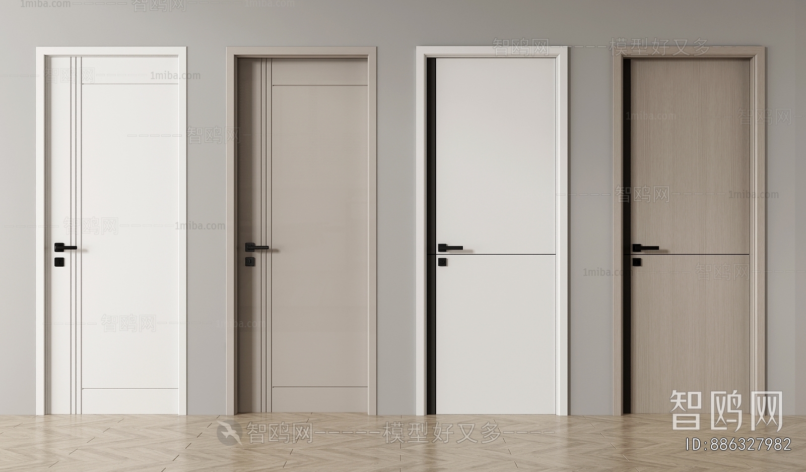 Modern Single Door