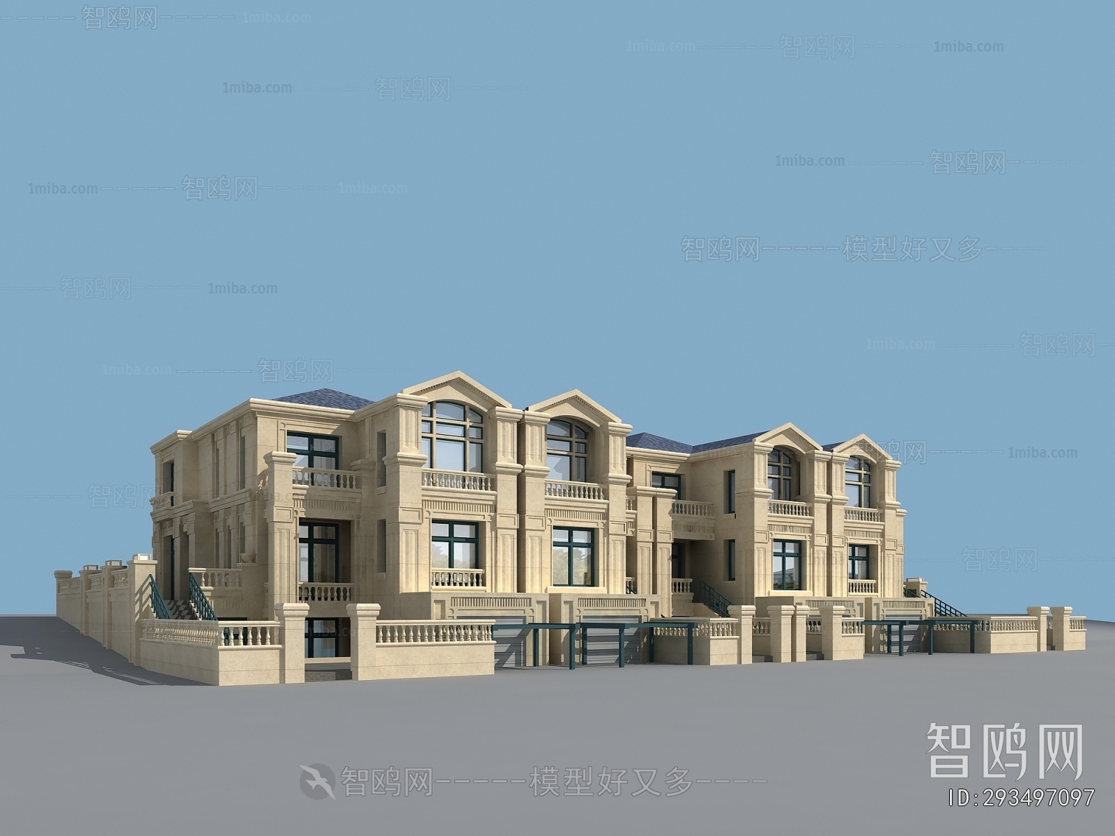 Simple European Style Townhouse