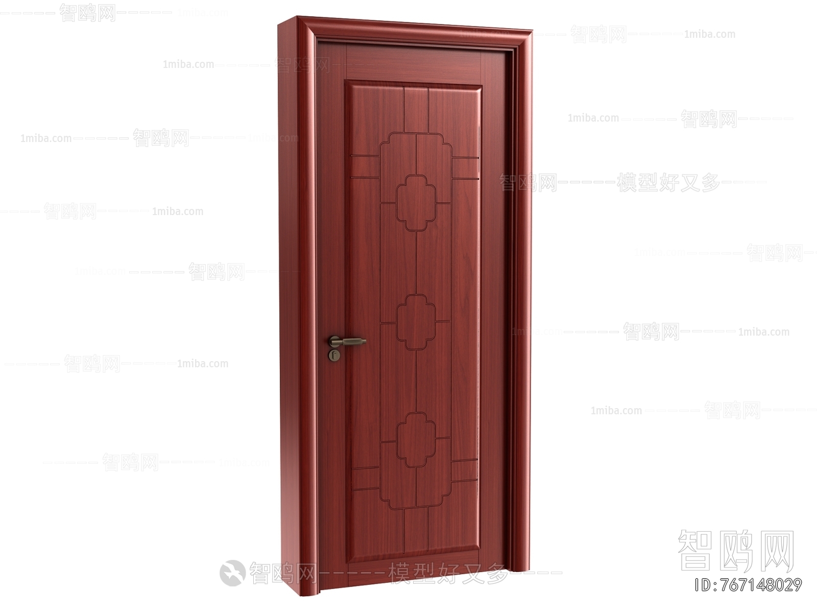 Simple European Style Single Door