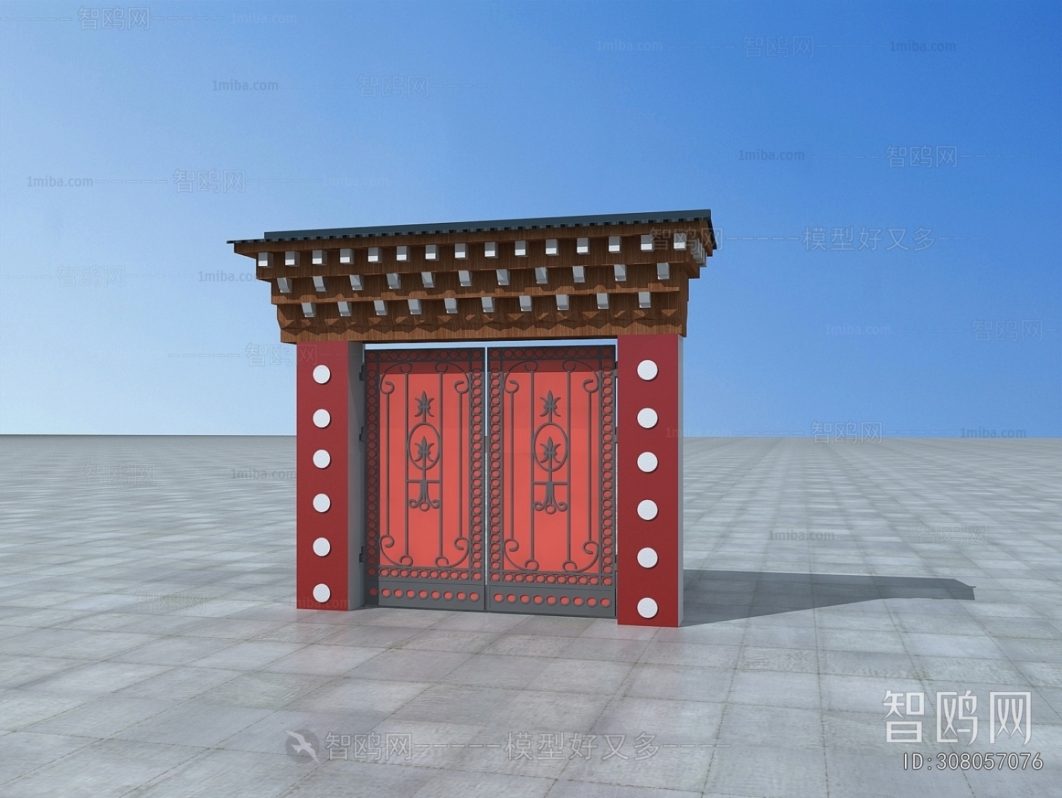 New Chinese Style Gate