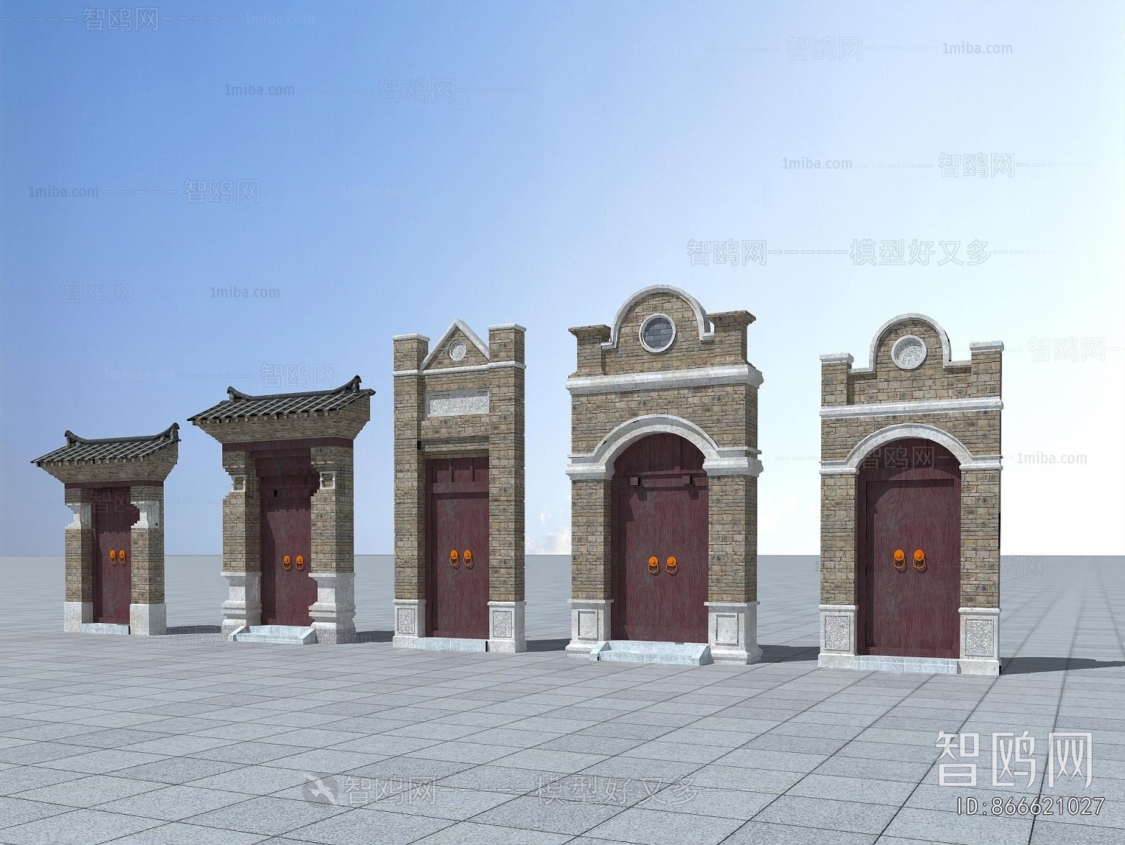 Chinese Style Facade Element