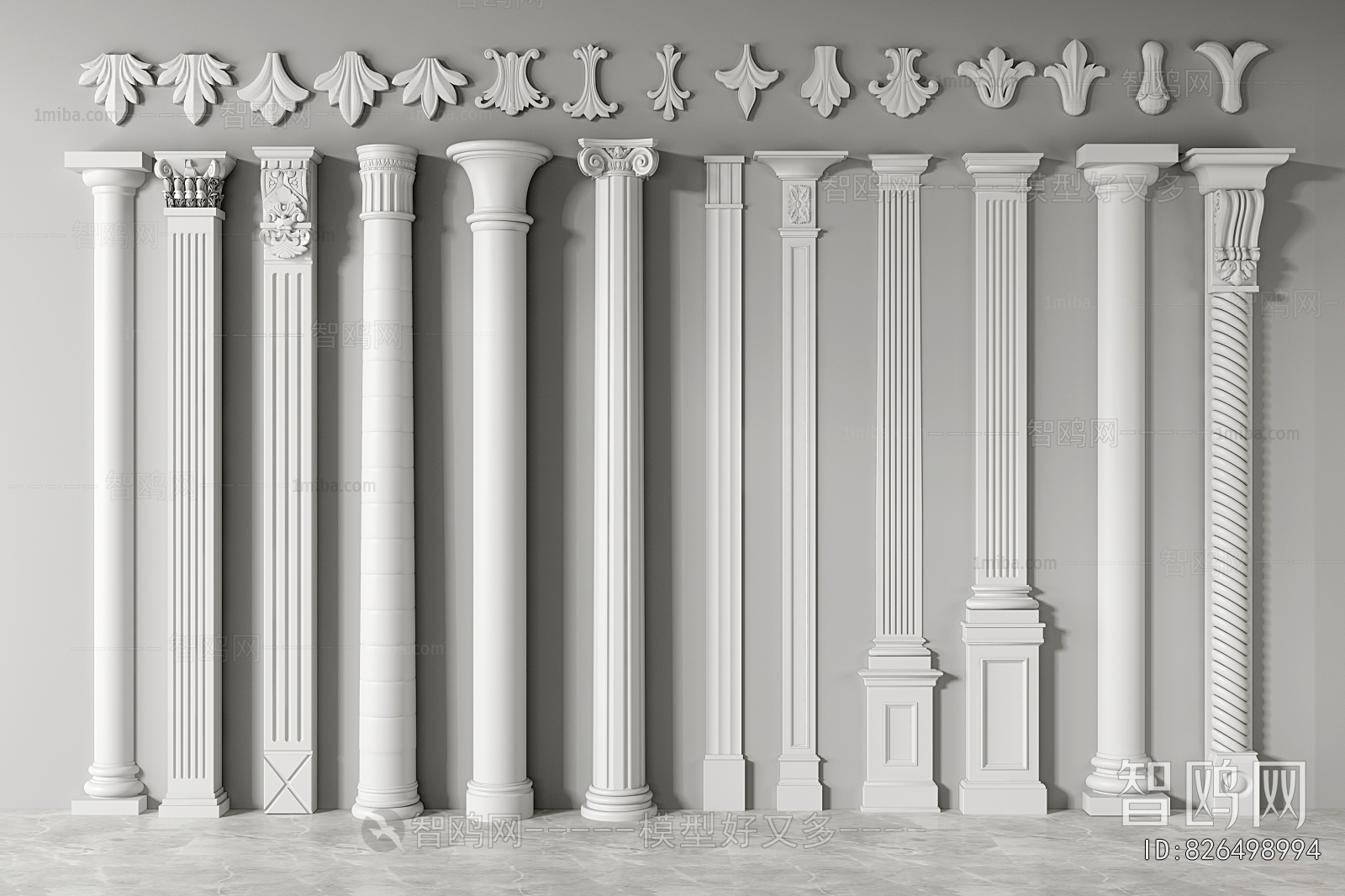 European Style Roman Pillar