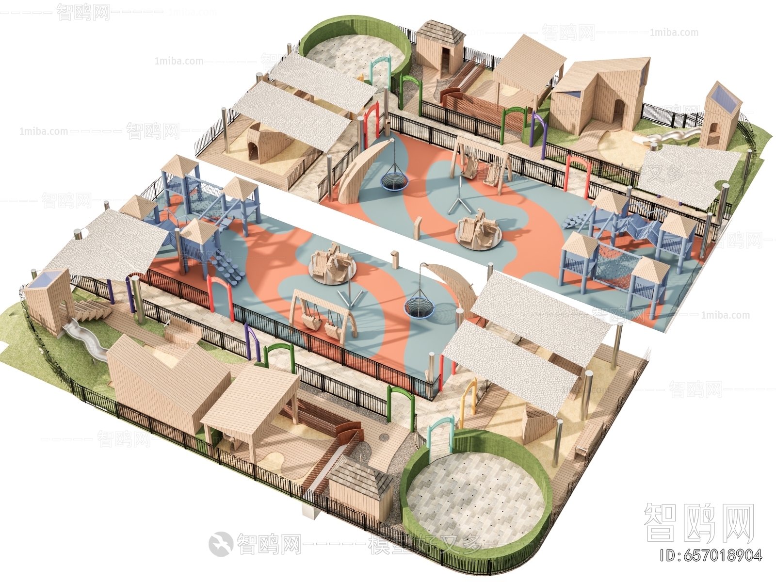 Modern Park Landscape