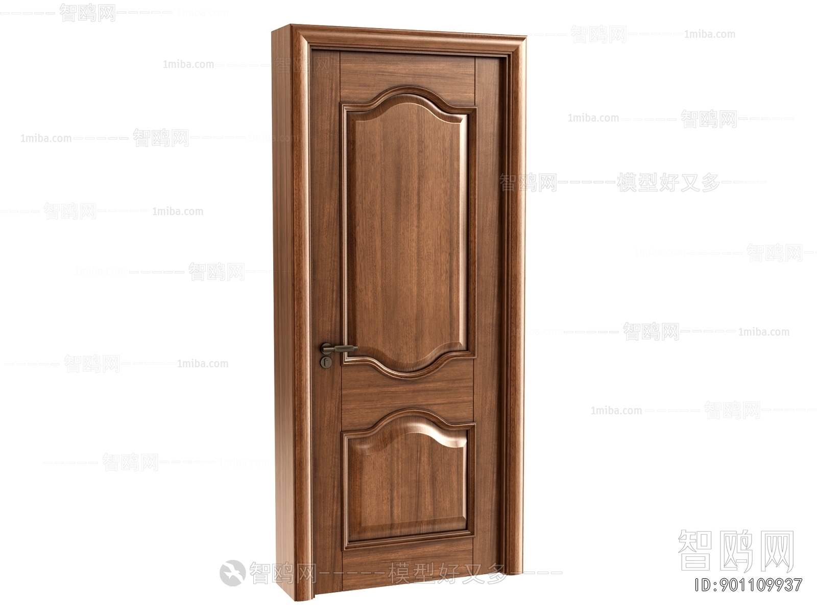 Simple European Style Single Door