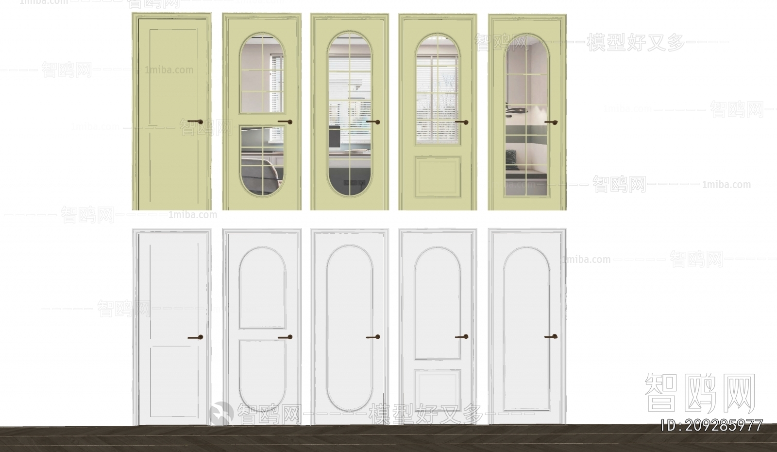 French Style Single Door