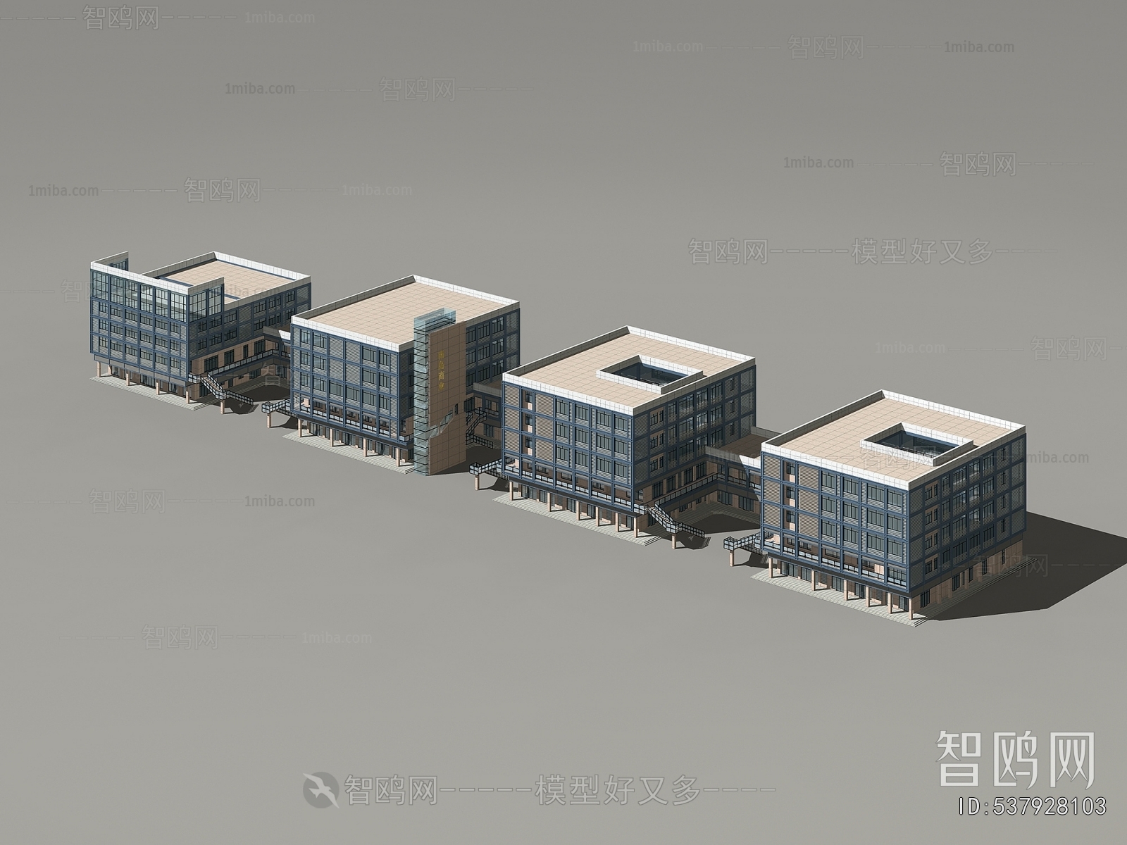 Modern Appearance Of Commercial Building