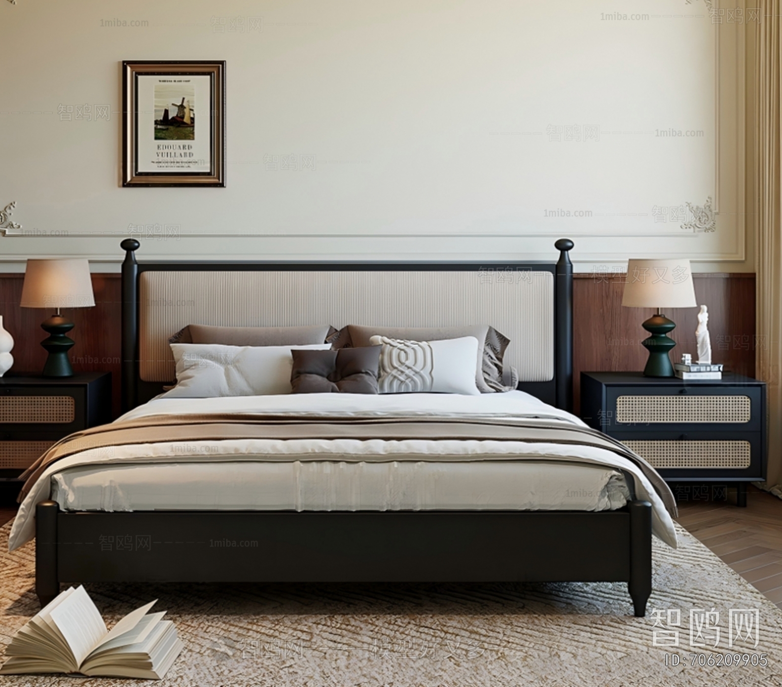 French Style Double Bed