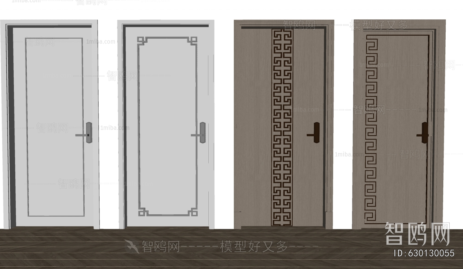 New Chinese Style Single Door