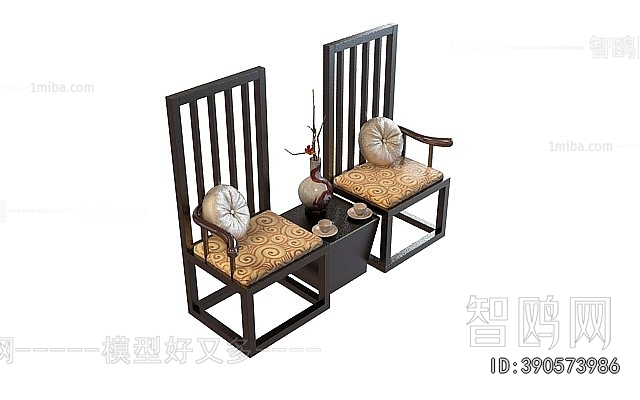New Chinese Style Lounge Chair