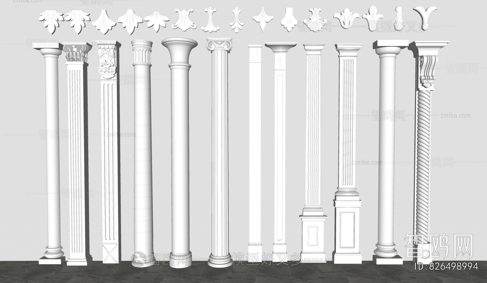 European Style Roman Pillar