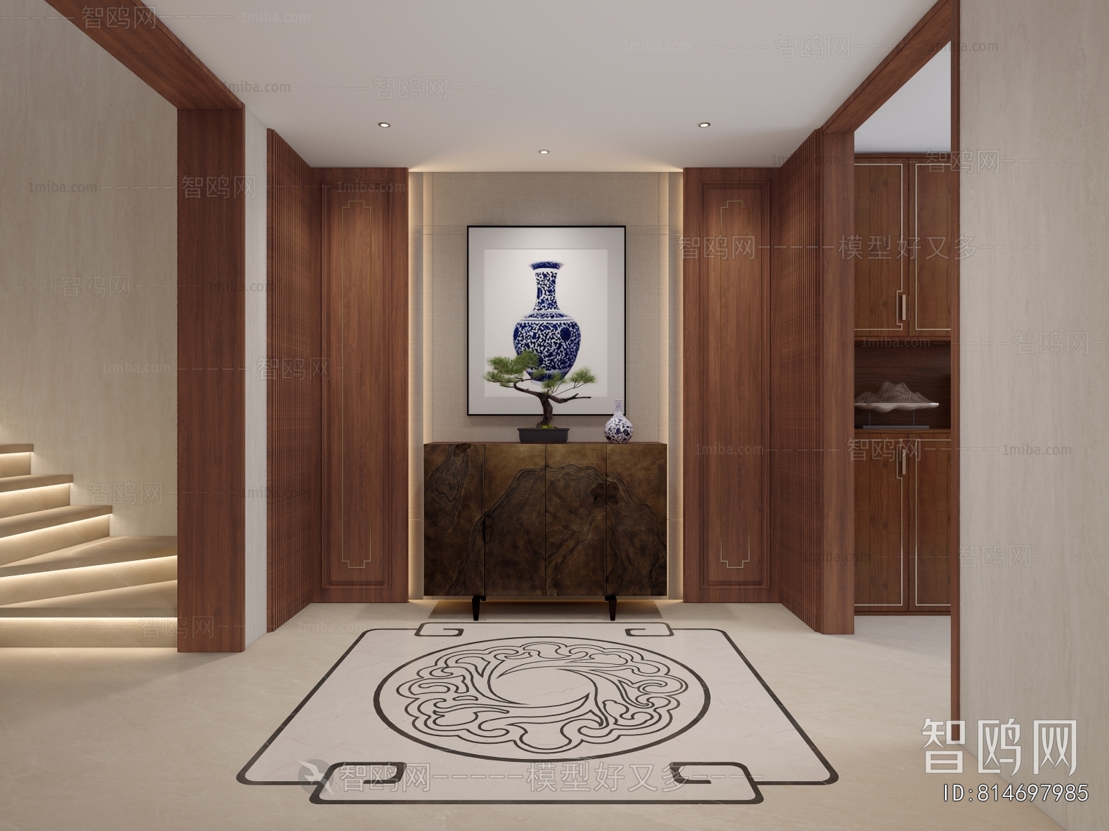 New Chinese Style Hallway