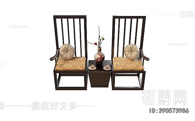 New Chinese Style Lounge Chair